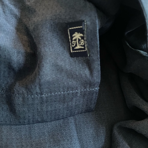 Tommy Bahama Silk Button Down Shirt Men’s XL Blue - Picture 4 of 7